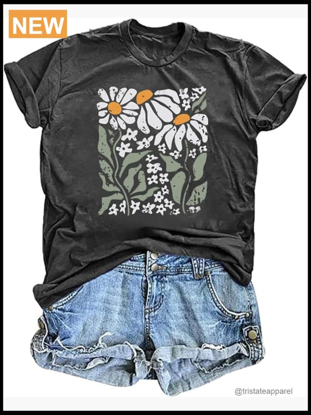 Women's Graphic Sunflower T-Shirt Crewneck Short Sleeve Loose Fit Tee Blouse